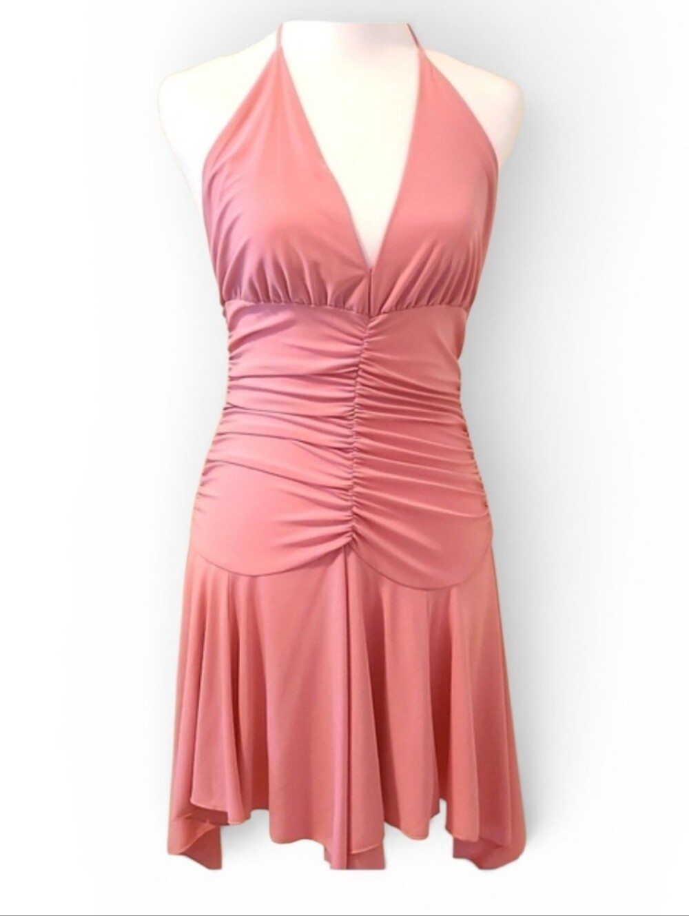 Vintage Y2K Pink Mini Dress Women's M Whimsical Romantic Balletcore Barbiecore
